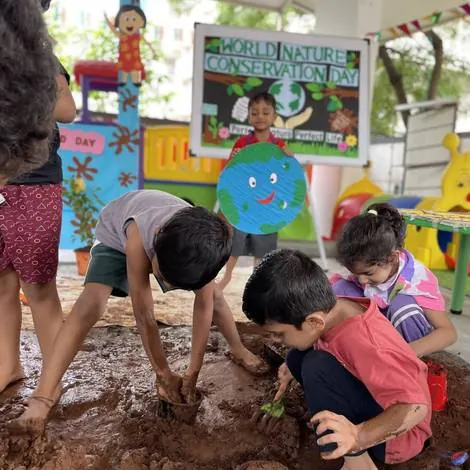 Digging in, as a team at Jigyaasa