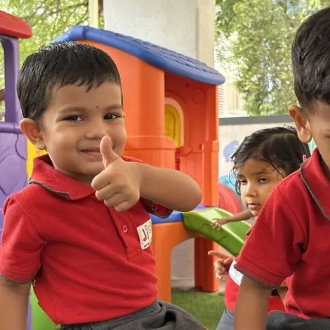 Thumbs up from Playgroup at Jigyaasa Wakad